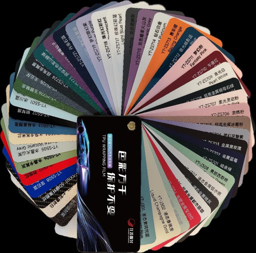 SolarPro colored PPF color fan deck with color codes