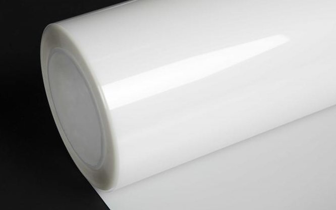 Plain white roll of film with no brand printed on it